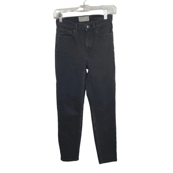 Everlane Jeans Everlane Womens Blackcharcoal Jeans Size 26 Ankle Poshmark